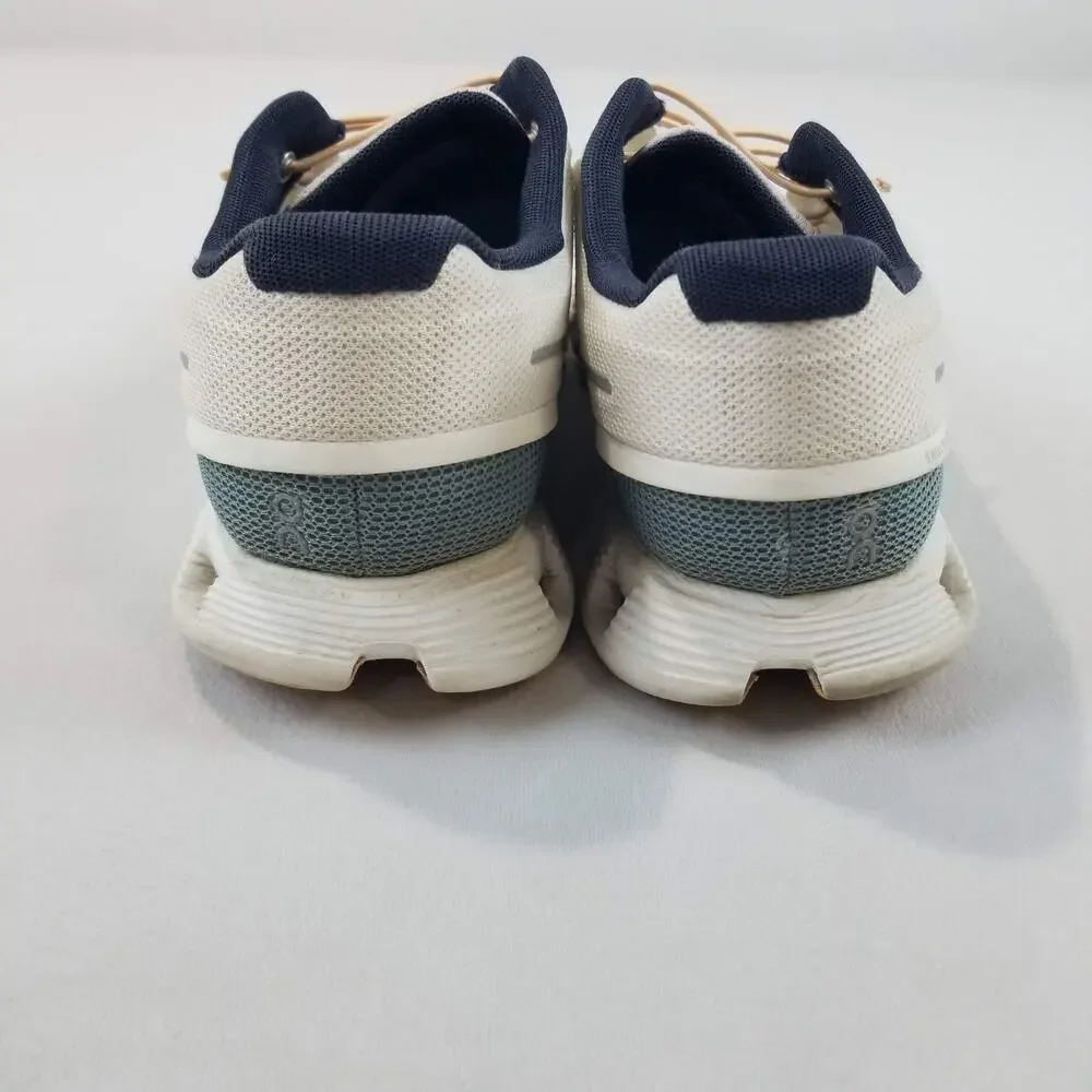 On Cloud Shoes Womens Size 9 White Teal Mesh Running Athletic Sneakers 69.98856 - Picture 5 of 9